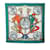 Hermès Sciarpe con sciarpa di seta verde Hermes Napoleon  ref.1136356