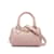 Céline Bolso satchel Boston pequeño Celine de cuero granulado con cadena en rosa  ref.1136362