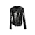 Schwarze leichte Jacke von Donna Karan mit Pailletten, Größe US 4 Synthetisch  ref.1136373