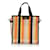 Petit sac à main en maille Balenciaga Bazar Shopper orange Cuir  ref.1136525