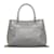 Bolso satchel Gucci Microguccissima gris Cuero  ref.1136635