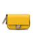 Yellow Fendi Nano Baguette Charm Coin Pouch Leather  ref.1136823