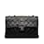 Bolsa Chanel Jumbo Classic em pele de cordeiro preta com aba única Preto Couro  ref.1136834