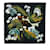 Hermès Lenços de seda pretos Hermes Turbans des Reines  ref.1136866