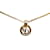 Gold Dior Logo Pendant Necklace Golden Metal  ref.1136874