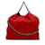 Stella Mc Cartney Bolso satchel plegable Falabella de Stella McCartney rojo Roja Lienzo  ref.1136882