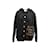 Sudadera con capucha con botones adornada con Gucci negra y dorada Talla US M Negro Sintético  ref.1136903