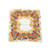 Bufanda de seda con estampado de cabujones Chanel en blanco y multicolor  ref.1136912