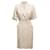 Autre Marque Vintage Beige Yves Saint Laurent Variation 1990s Linen Dress Size EU 36  ref.1136935