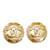 Boucles d'oreilles clips Chanel CC dorées Métal  ref.1137073