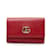 Llavero de cuero rojo Gucci GG Marmont Roja  ref.1137158