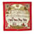 Hermès Bufanda de seda roja Hermes Presentation de Chevaux Bufandas  ref.1137159