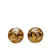 Pendientes de clip Chanel CC dorados Chapado en oro  ref.1137186