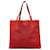 Double sens Hermès Rojo Hermes Clemence forrado Sens 36 Tote bag Roja Cuero  ref.1137213