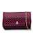 Purple Chanel Camellia Wallet On Chain Crossbody Bag Leather  ref.1137216