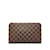 Brown Louis Vuitton Damier Ebene Saint Louis Pochette Pouch Leather  ref.1137238