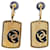 Chanel Ohrringe Golden Metall  ref.1137593