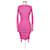 Karen Millen Kleider Pink Fuschia Viskose Elasthan  ref.1137871