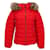 Tommy Hilfiger Womens Sustainable Padded Down Jacket Red Polyester  ref.1137932