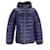 Tommy Hilfiger Womens Quilted Hooded Jacket Navy blue Nylon  ref.1137943