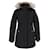 Tommy Hilfiger Womens Padded Slim Fit Jacket in Black Cotton  ref.1137954