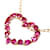& Other Stories 18K Sapphire Heart Necklace Pink Metal  ref.1137964