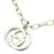 Gucci Collar de eslabones de cadena de plata con G entrelazadas Metal  ref.1137976