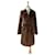 Marella Coats, Outerwear Brown Cotton Elastane  ref.1138070