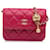 Bolso bandolera Chanel Mini CC Matelasse de piel de cordero color rosa perla aplastado Cuero  ref.1138175