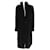 Gianni Versace Manteaux, Vêtements d'extérieur Laine Noir  ref.1138182