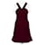 Sandro robe Dark red Cotton  ref.1138242
