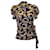 Blusa envolvente estampada Diane Von Furstenberg Irlan em seda multicolorida Multicor  ref.1138285