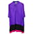 Diane Von Furstenberg Robe chemise superposée color block en viscose multicolore Fibre de cellulose  ref.1138290