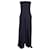 The Row Strapless Jumpsuit in Navy Blue Polyester  ref.1138315