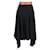 Loewe Asymmetric Skirt in Black Silk  ref.1138316