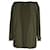 Balmain Cable Knit Cardigan in Green Wool Olive green  ref.1138319