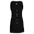Chanel Boucle Ärmelloses Minikleid aus schwarzer Wolle  ref.1138323