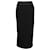 Jupe mi-longue Dolce & Gabbana en laine noire  ref.1138329