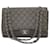 Chanel Timeless Gray Textile Maxi Jumbo Grey Cloth  ref.1138447