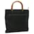 GUCCI Bamboo Tote Bag Suede Black 001 1095 1878 Auth ep2327  ref.1138602