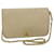 CHANEL Matelasse Chain Shoulder Bag Lamb Skin Beige CC Auth bs9653  ref.1138656