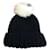Cappello berretto con pon pon in lana sintetica Eugenia Kim Blu navy  ref.1139944