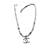 CHANEL pearl necklace Silvery Metal  ref.1141798