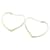 & Other Stories [LuxUness] 18K Heart Hoop Earrings Metal Earrings in Excellent condition Golden  ref.1141829