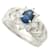 & Other Stories Platinum sapphire ring Silvery Metal  ref.1141832