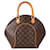 Louis Vuitton Brown Monogram Ellipse MM Leather Cloth  ref.1141989