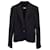 Dolce & Gabbana Einreihiger Blazer aus schwarzem Polyester  ref.1142064