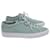 Autre Marque Common Projects Original Achilles Low Perforated Sneakers in Teal Calfskin Leather Green Pony-style calfskin  ref.1142074
