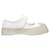 Marni Pablo Mary Janes in White Leather Pony-style calfskin  ref.1142088