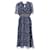 Vestido feminino Tommy Hilfiger de manga curta com costas abertas em poliéster azul  ref.1142100